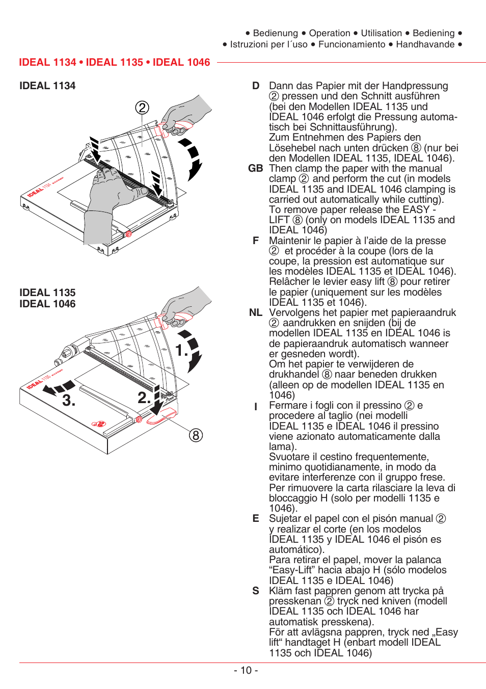 MBM Corporation TRIUMPH 1135 User Manual | Page 10 / 24