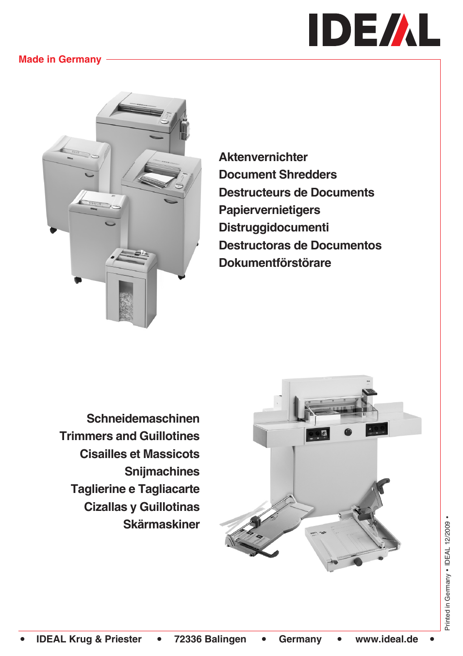 MBM Corporation TRIUMPH 1135 User Manual | Page 24 / 24