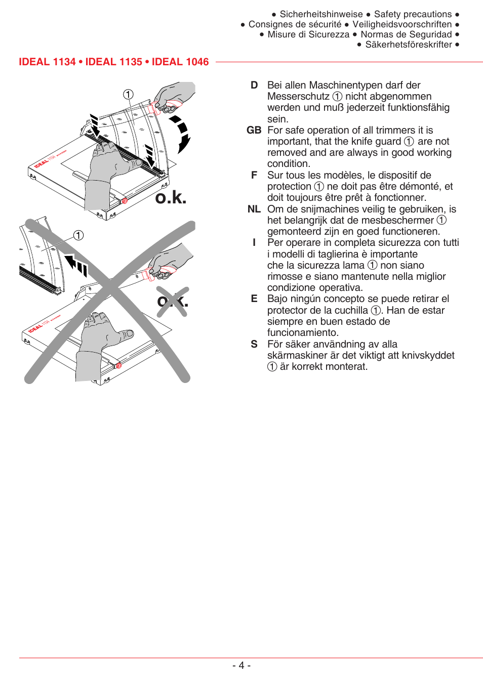 MBM Corporation TRIUMPH 1135 User Manual | Page 4 / 24
