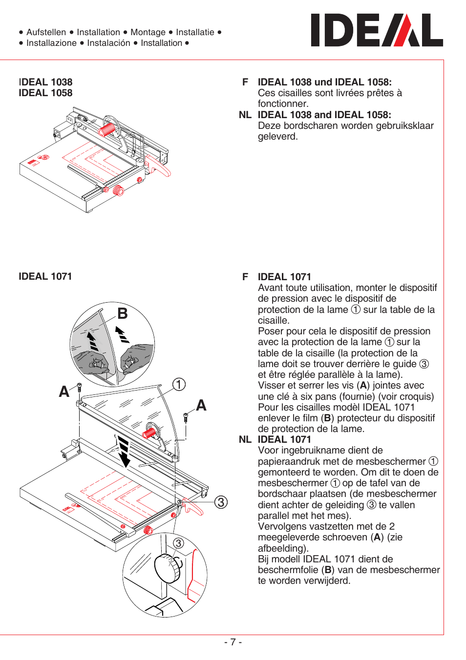 Ba a | MBM Corporation TRIUMPH 1110 User Manual | Page 7 / 36