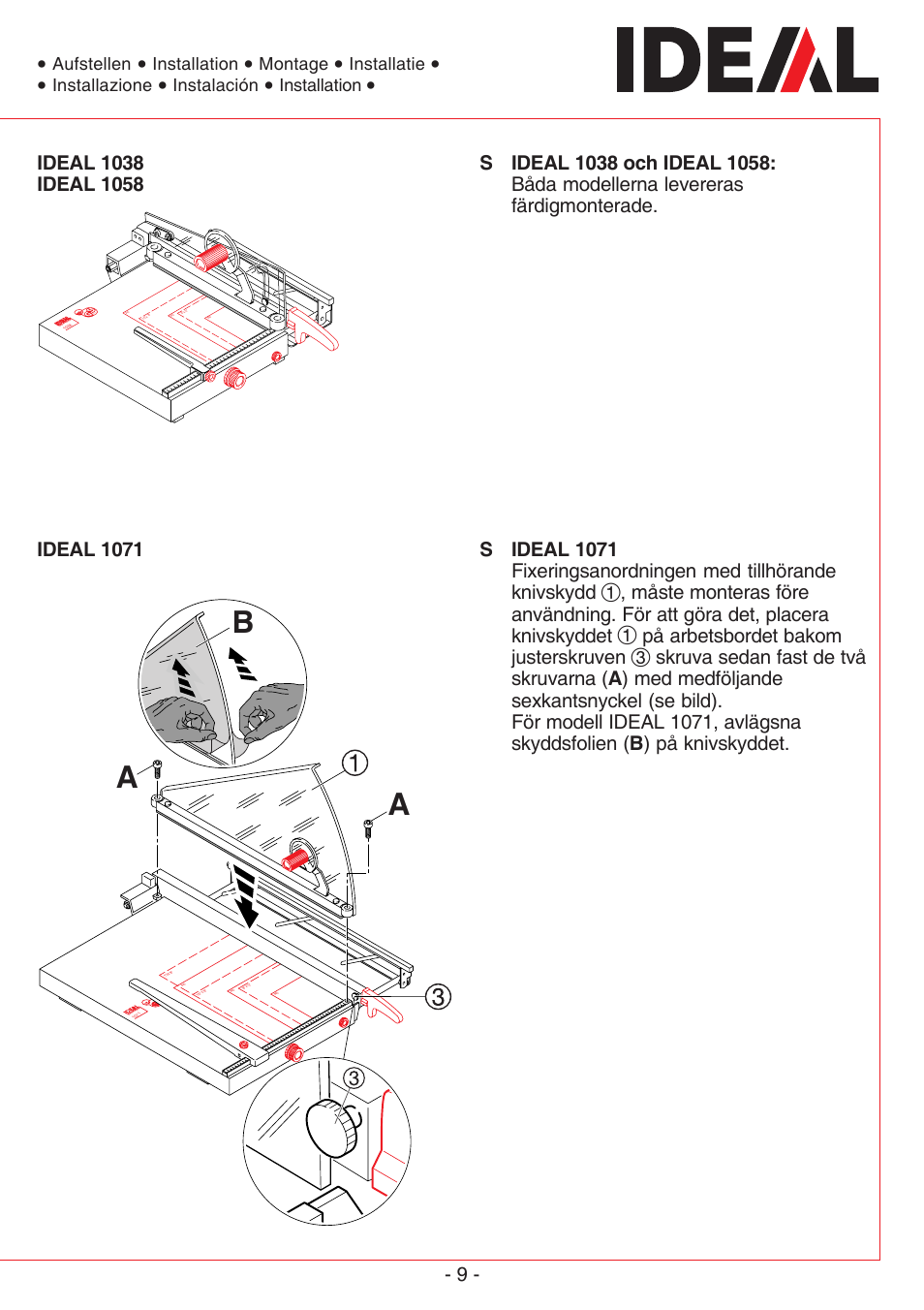 Ba a | MBM Corporation TRIUMPH 1110 User Manual | Page 9 / 36