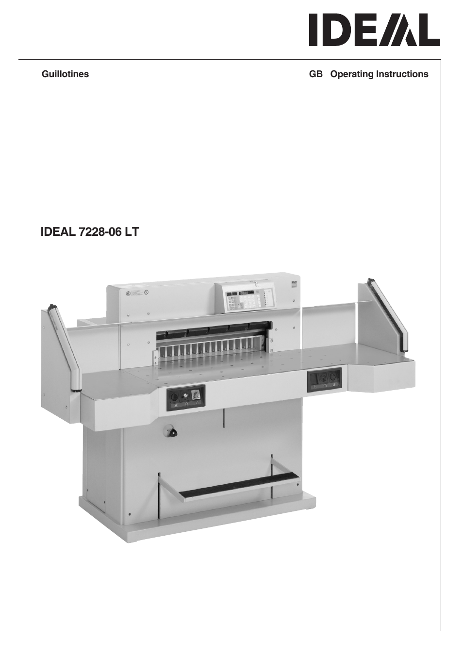 MBM Corporation TRIUMPH 721-06 LT User Manual | 48 pages