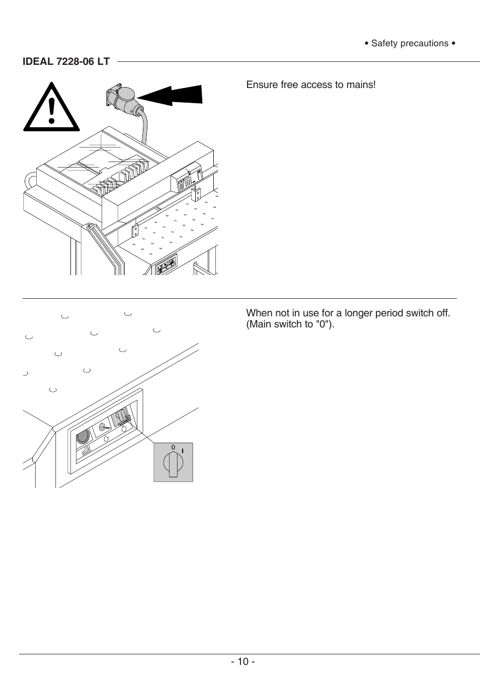 MBM Corporation TRIUMPH 721-06 LT User Manual | Page 10 / 48