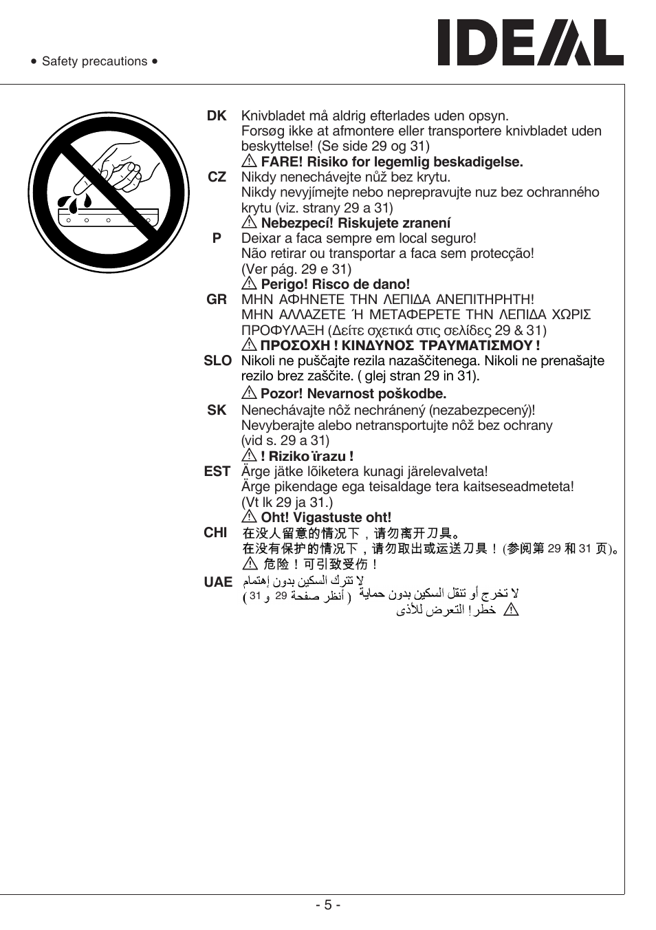 MBM Corporation TRIUMPH 721-06 LT User Manual | Page 5 / 48