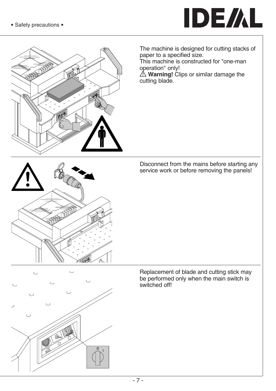 MBM Corporation TRIUMPH 721-06 LT User Manual | Page 7 / 48