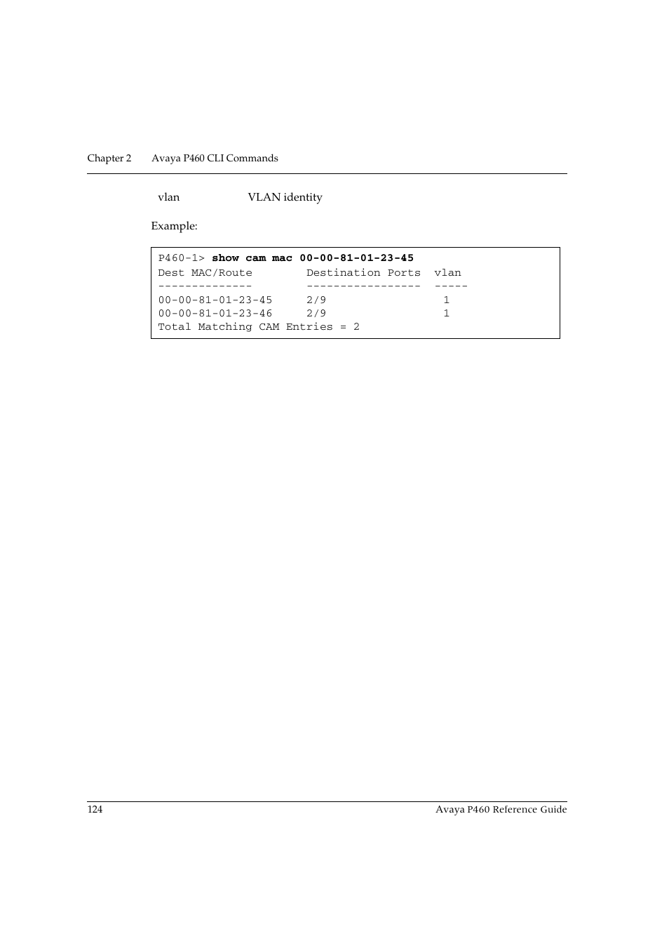 Avaya P460 User Manual | Page 134 / 224