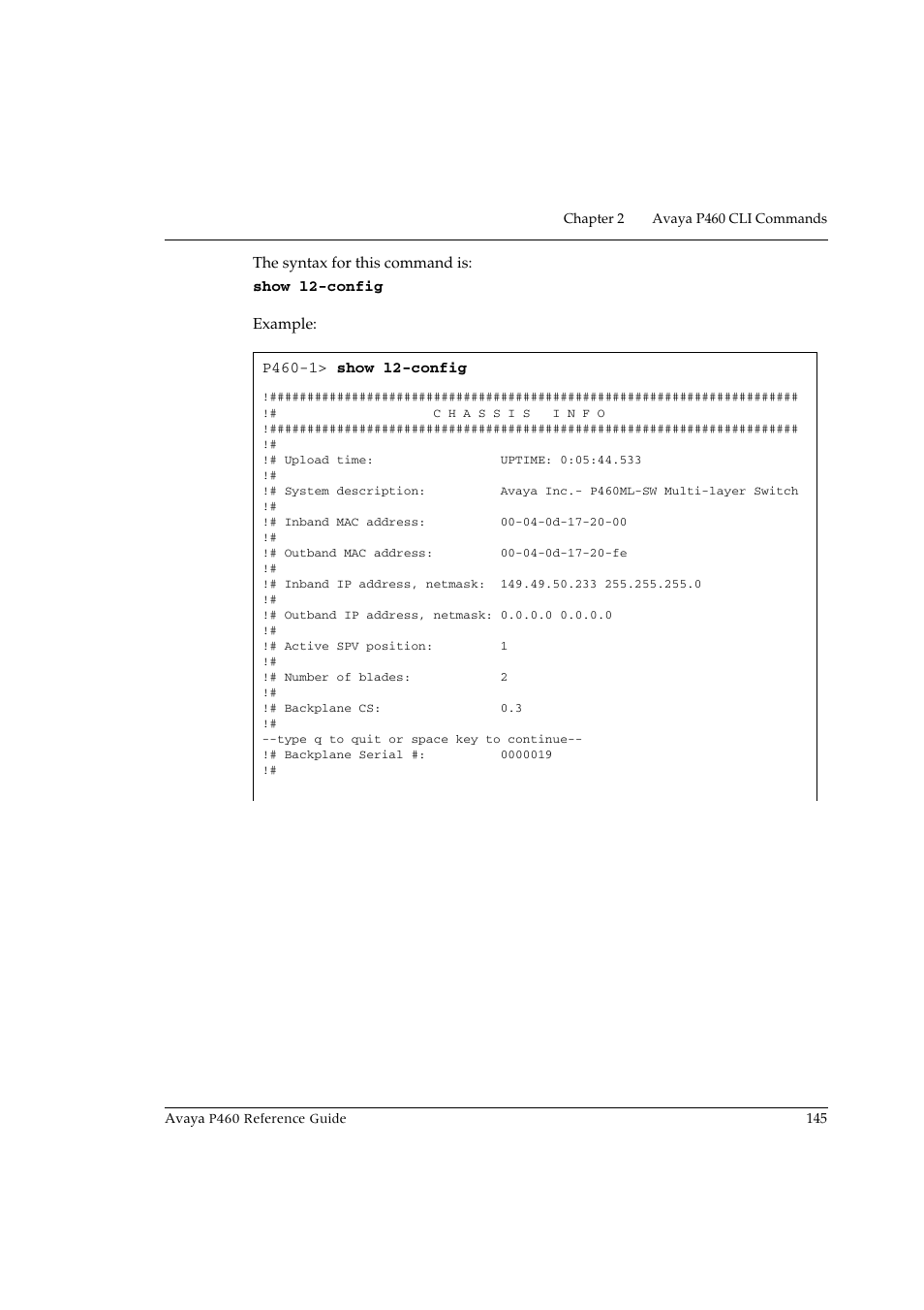 Avaya P460 User Manual | Page 155 / 224