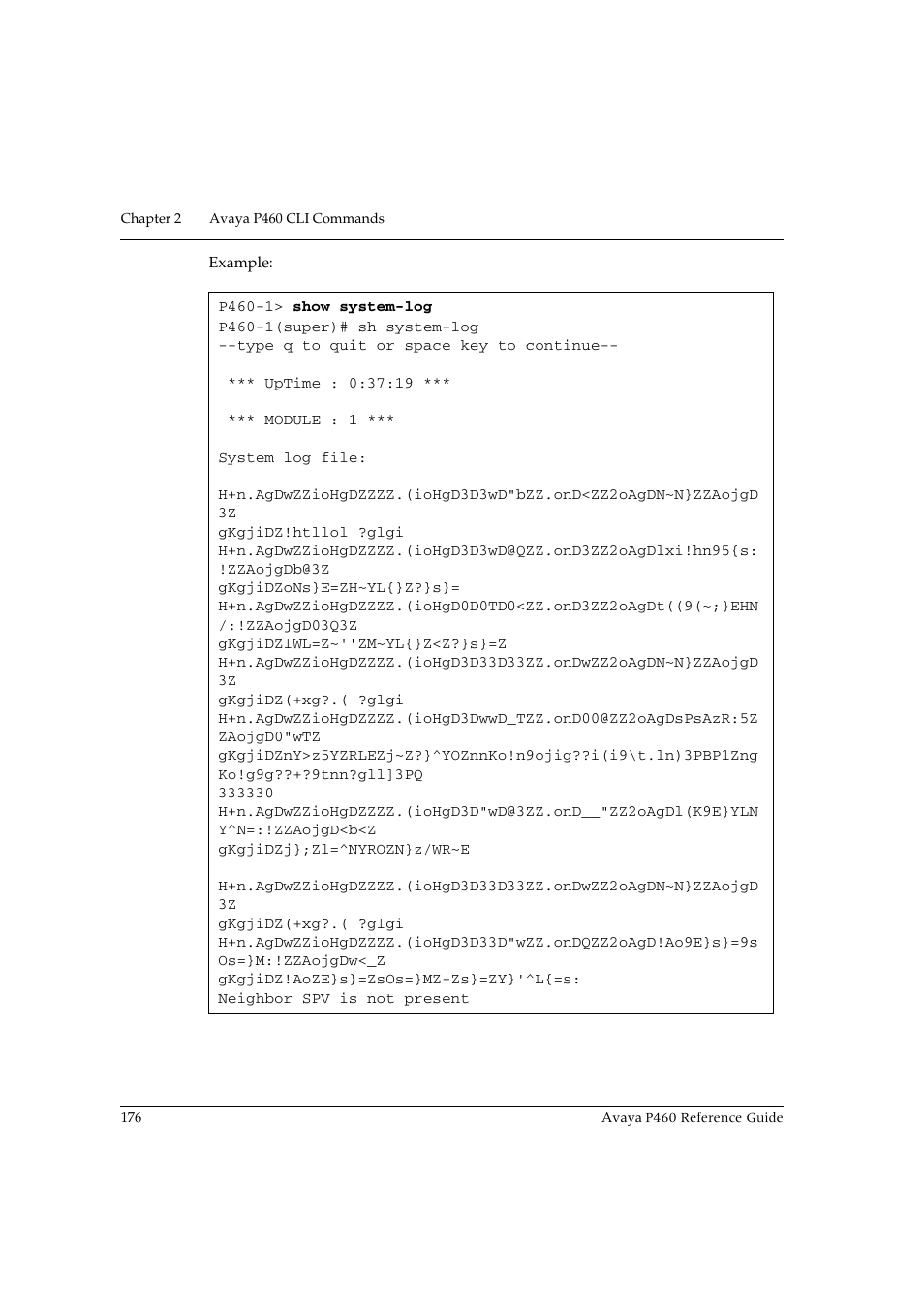 Avaya P460 User Manual | Page 186 / 224