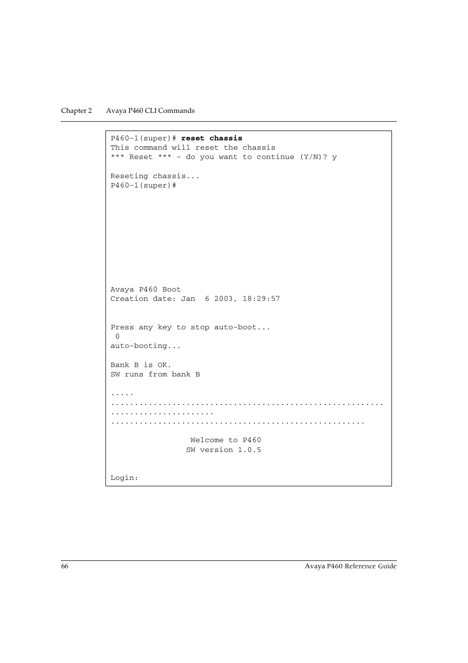 Avaya P460 User Manual | Page 76 / 224