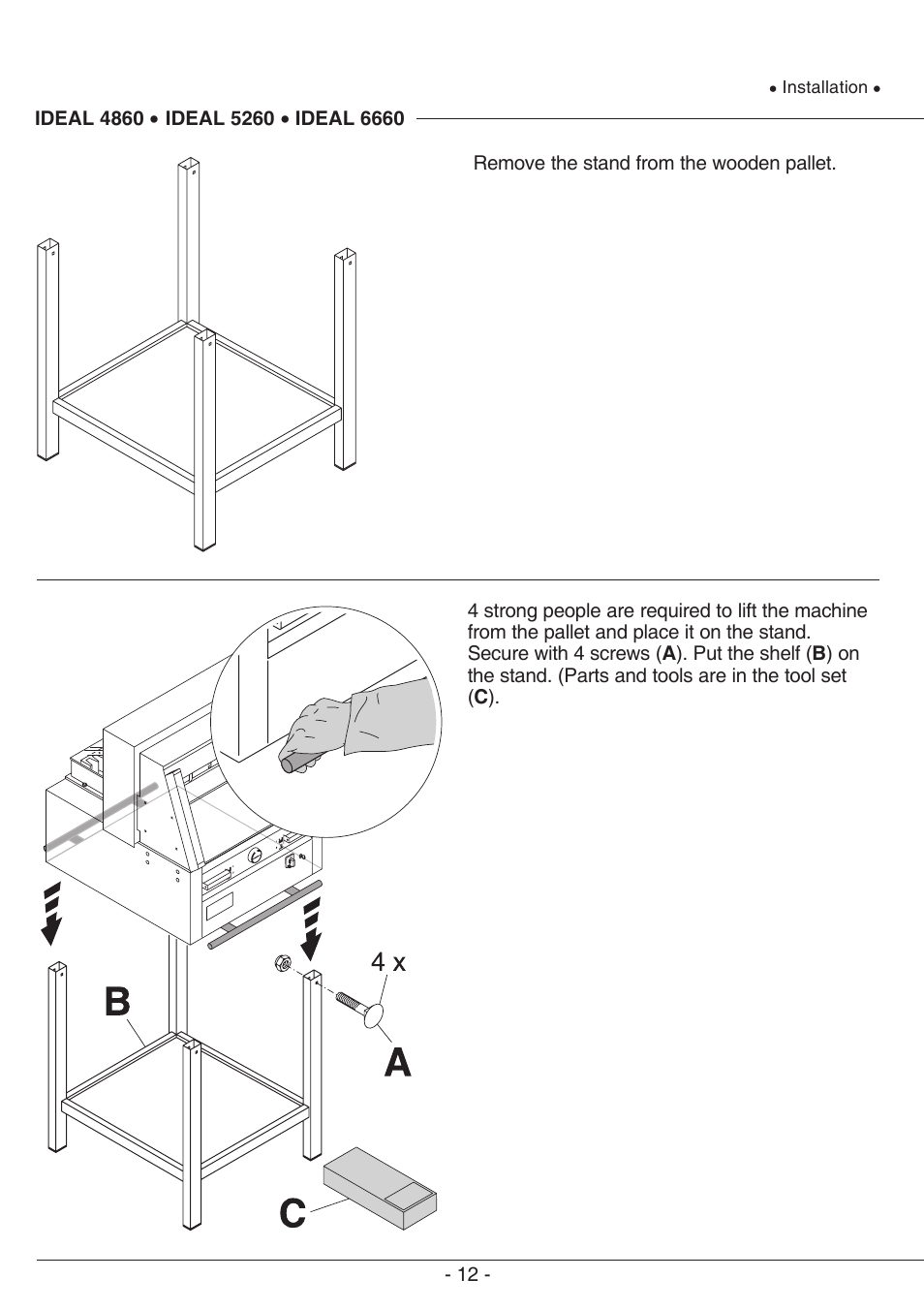 MBM Corporation TRIUMPH 6660 User Manual | Page 12 / 48