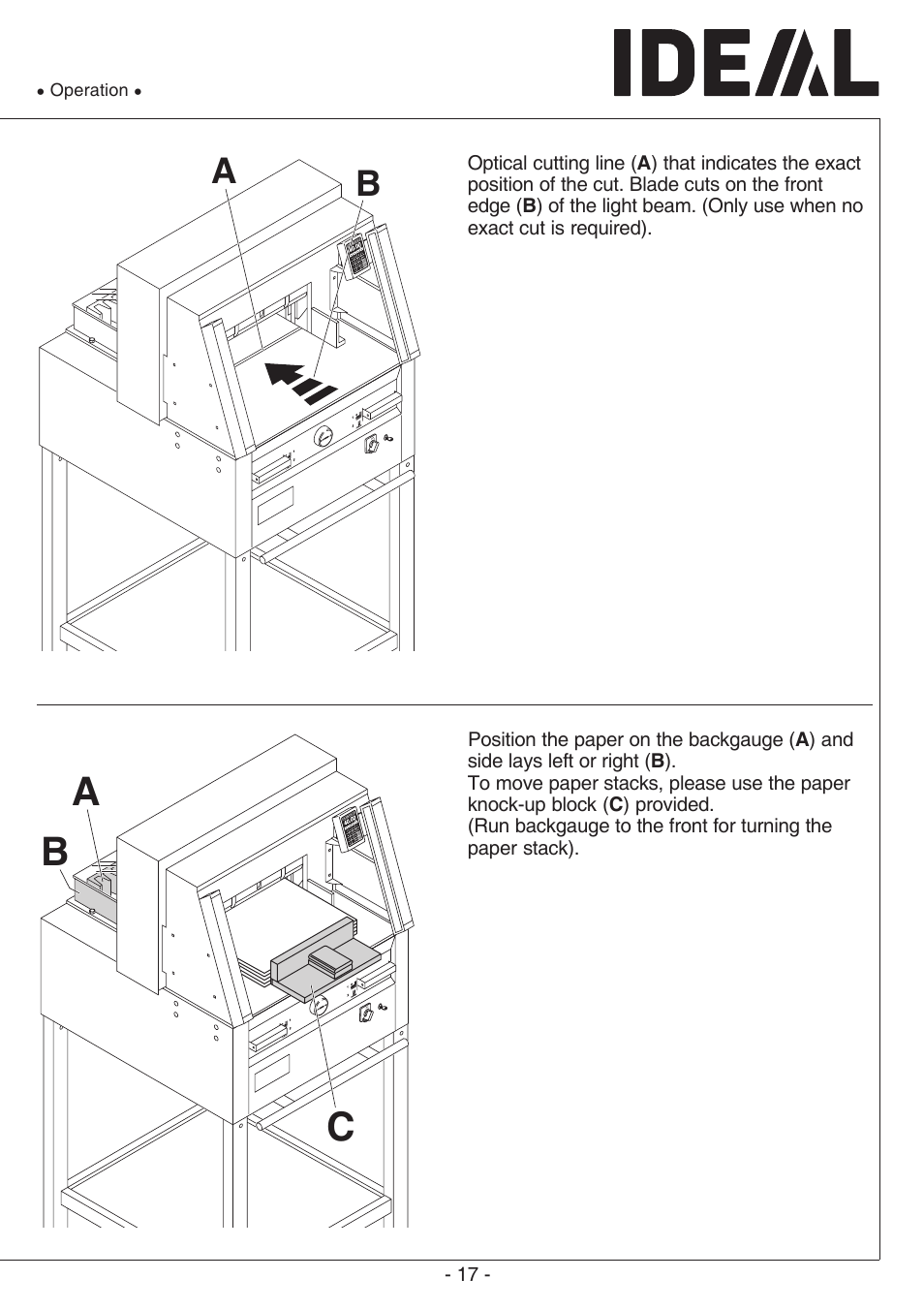 Ba c | MBM Corporation TRIUMPH 6660 User Manual | Page 17 / 48