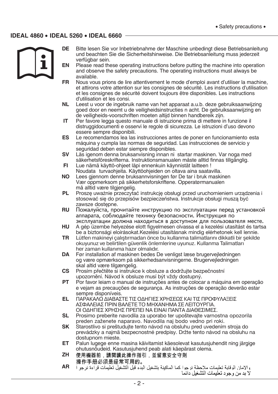 MBM Corporation TRIUMPH 6660 User Manual | Page 2 / 48