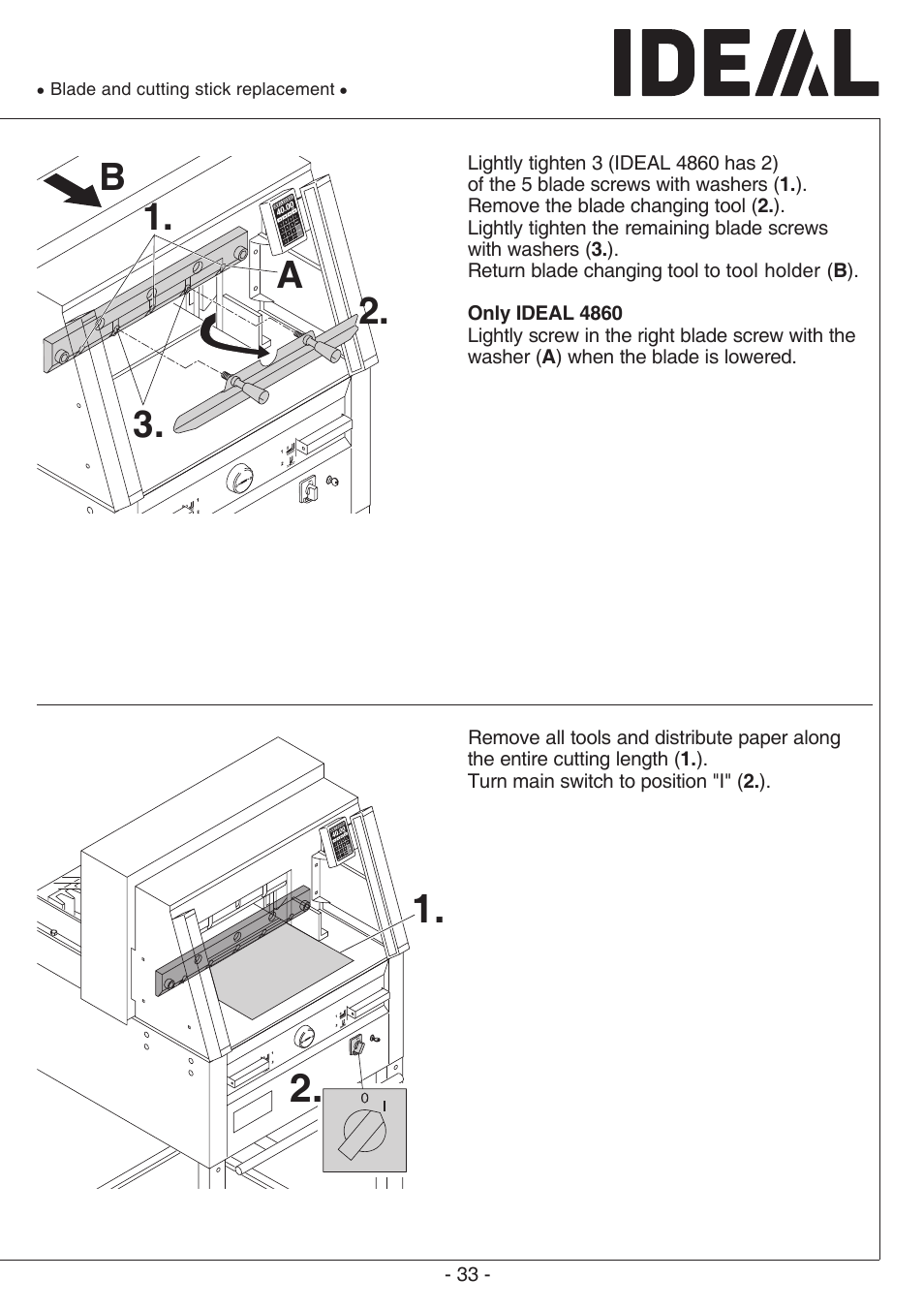 3. 2. a b | MBM Corporation TRIUMPH 6660 User Manual | Page 33 / 48