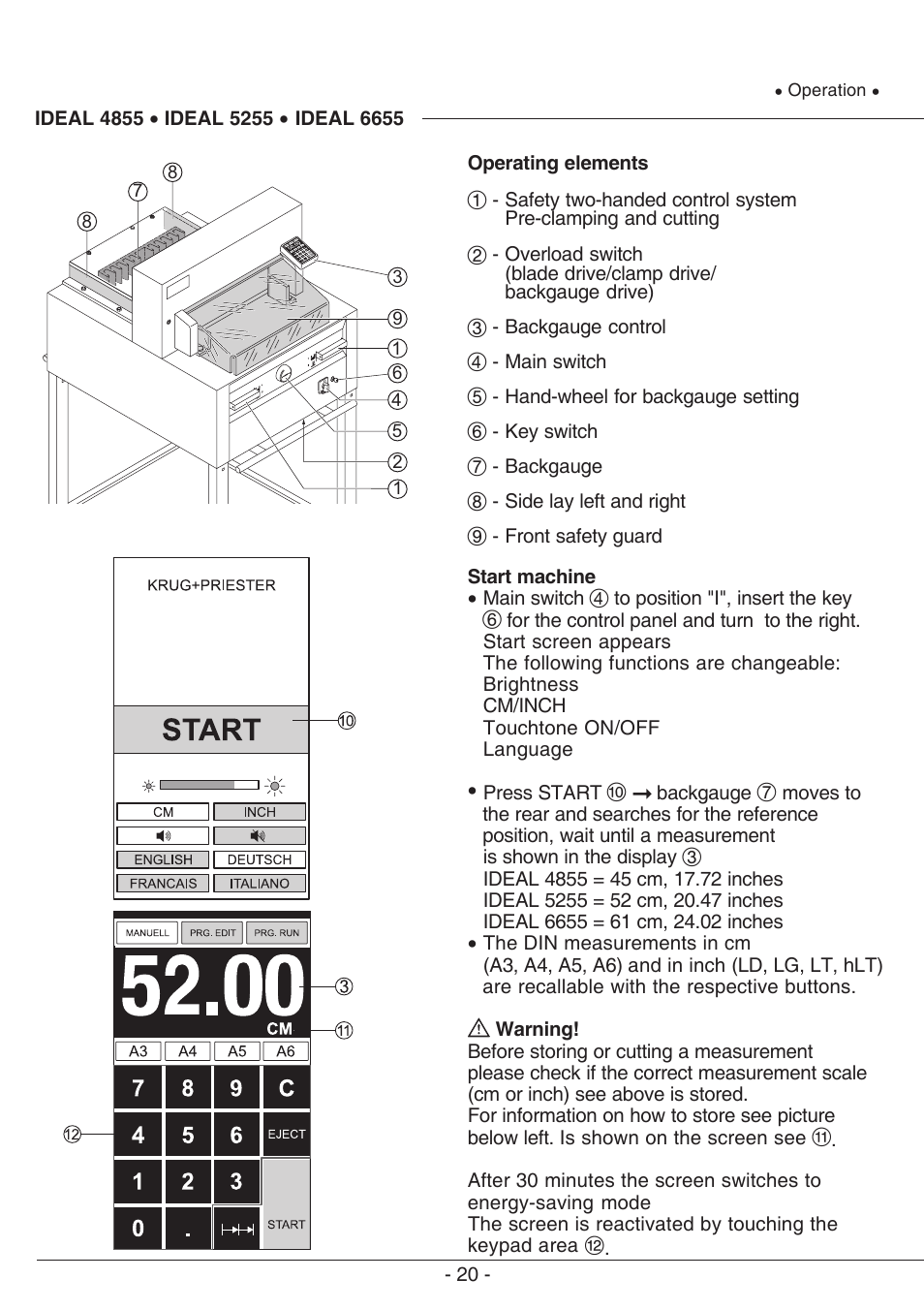 MBM Corporation TRIUMPH 6655 User Manual | Page 20 / 48