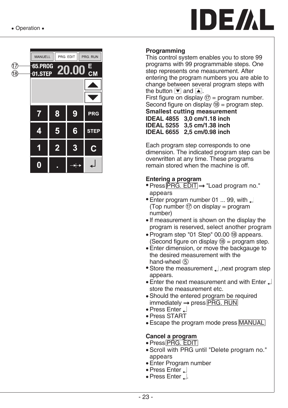 MBM Corporation TRIUMPH 6655 User Manual | Page 23 / 48