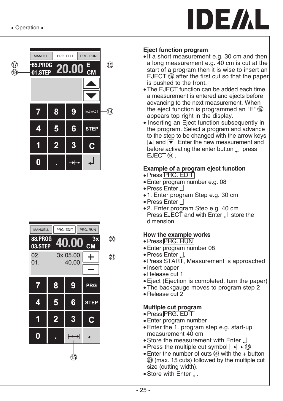 MBM Corporation TRIUMPH 6655 User Manual | Page 25 / 48