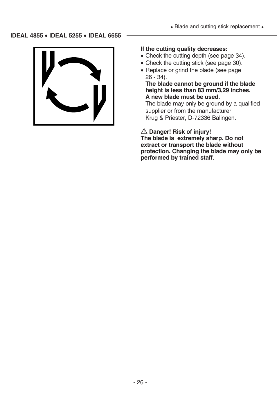 MBM Corporation TRIUMPH 6655 User Manual | Page 26 / 48