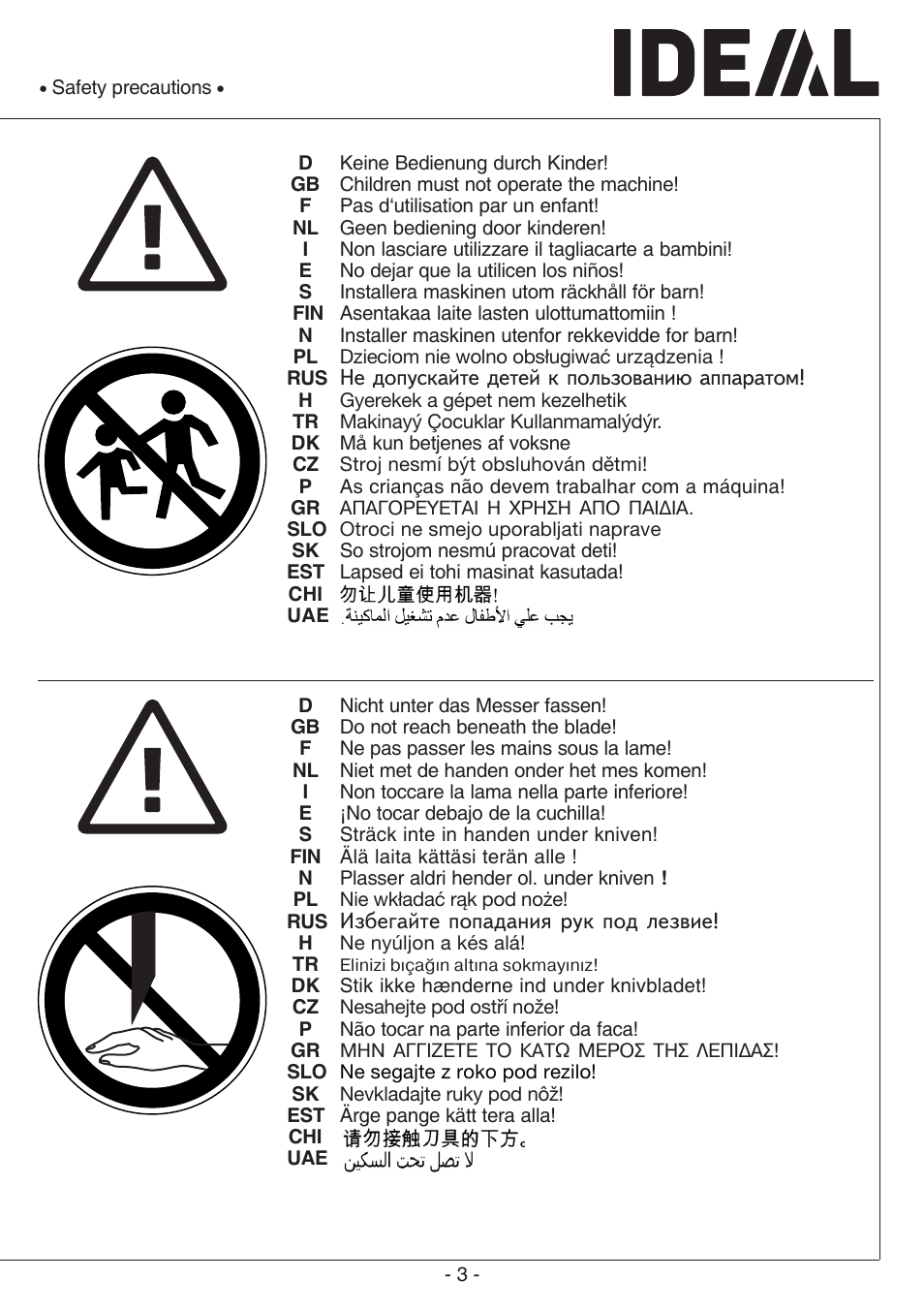 MBM Corporation TRIUMPH 6655 User Manual | Page 3 / 48