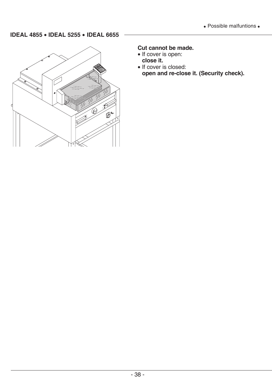 MBM Corporation TRIUMPH 6655 User Manual | Page 38 / 48