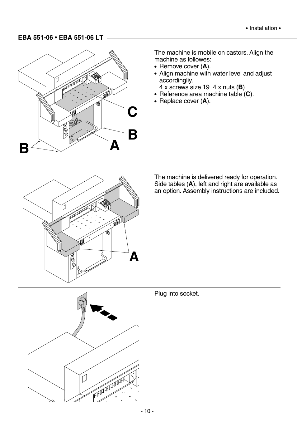 Ab c b | MBM Corporation TRIUMPH 5551-06 EP (9 STEP MODULE) User Manual | Page 10 / 44