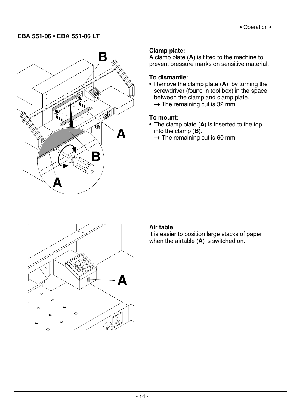 Ab a b | MBM Corporation TRIUMPH 5551-06 EP (9 STEP MODULE) User Manual | Page 14 / 44