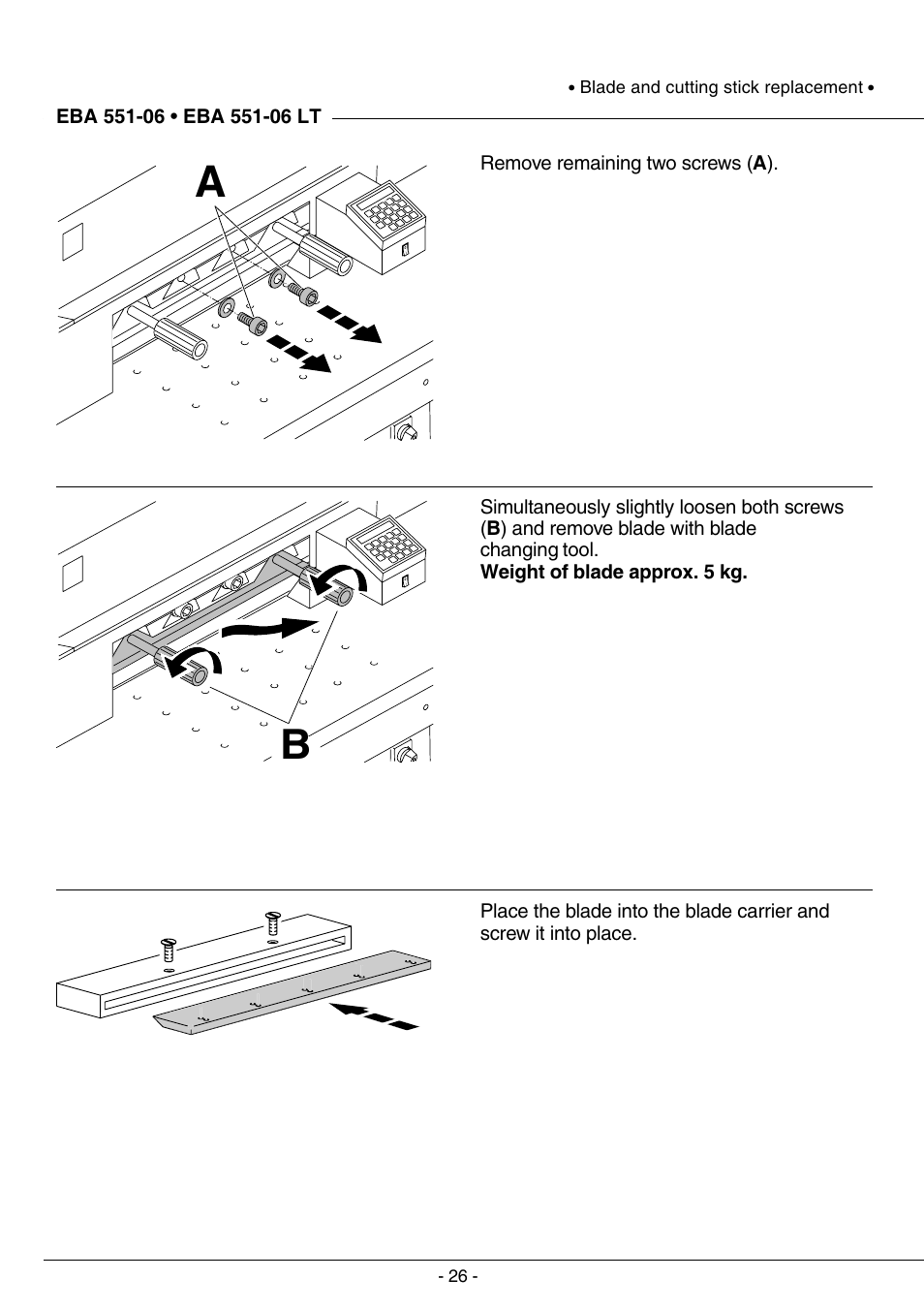 MBM Corporation TRIUMPH 5551-06 EP (9 STEP MODULE) User Manual | Page 26 / 44
