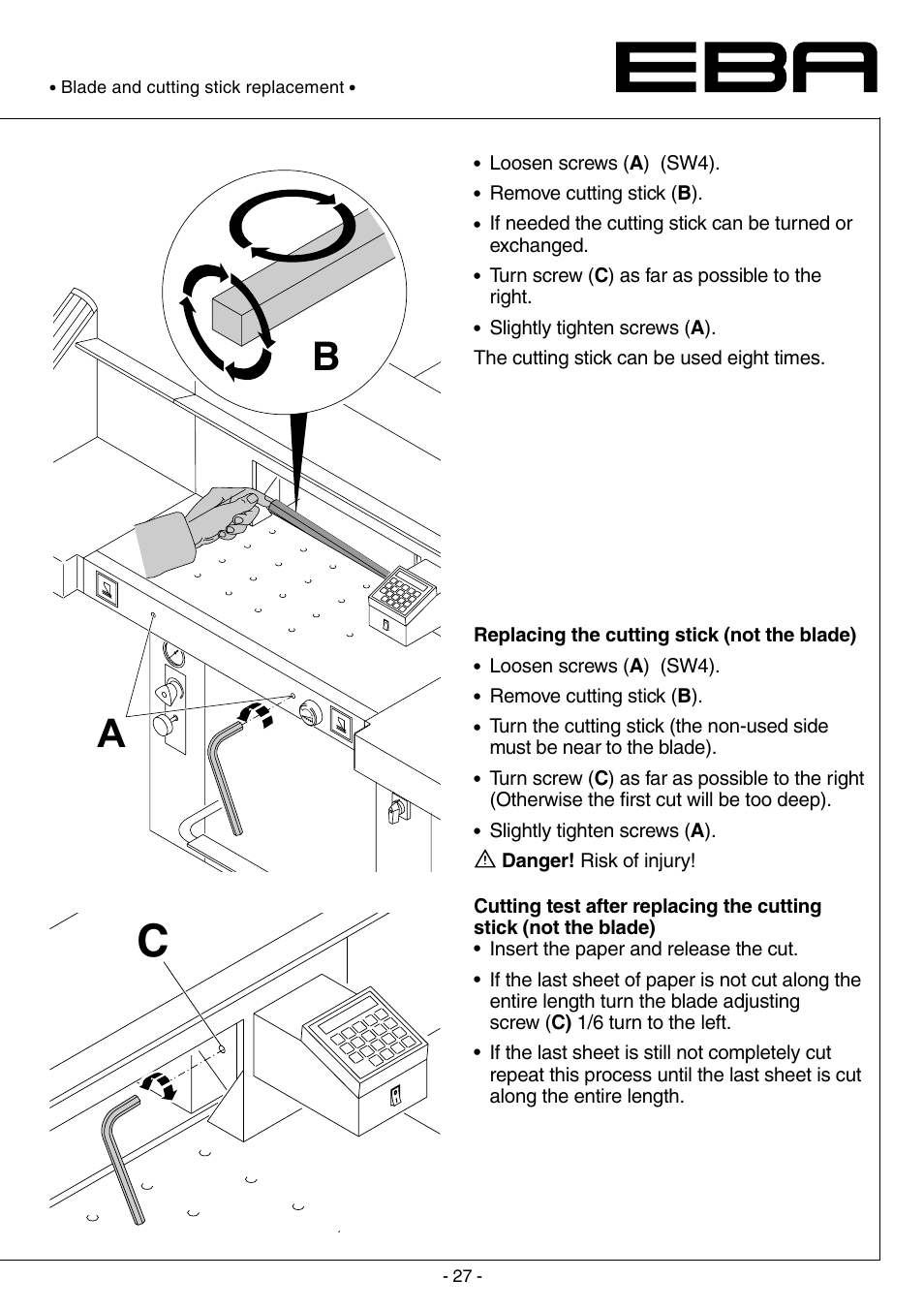 MBM Corporation TRIUMPH 5551-06 EP (9 STEP MODULE) User Manual | Page 27 / 44