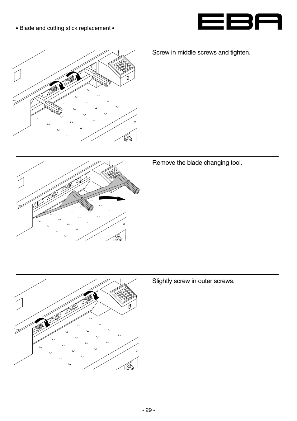 MBM Corporation TRIUMPH 5551-06 EP (9 STEP MODULE) User Manual | Page 29 / 44