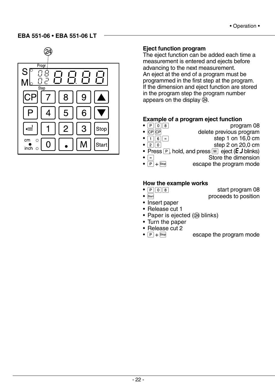 1 6 g | MBM Corporation TRIUMPH 5551-06 EP (99 STEP MODULE) User Manual | Page 22 / 48