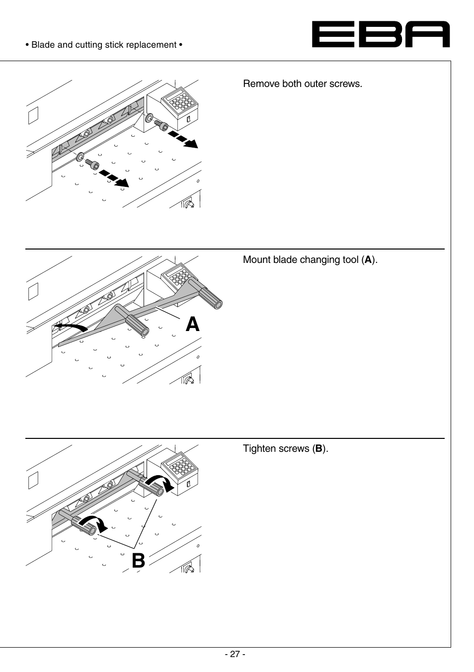 MBM Corporation TRIUMPH 5551-06 EP (99 STEP MODULE) User Manual | Page 27 / 48