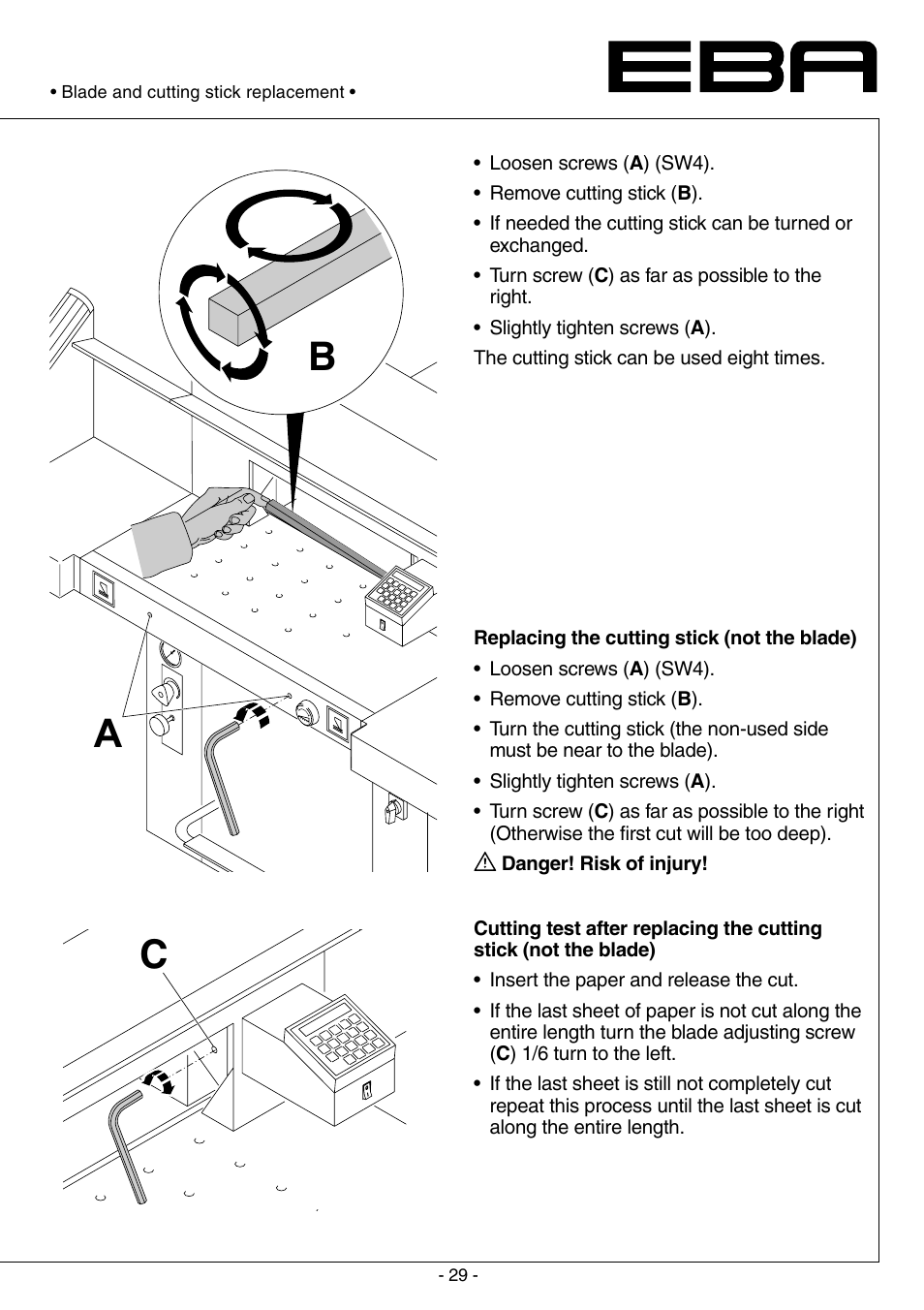 Ab c | MBM Corporation TRIUMPH 5551-06 EP (99 STEP MODULE) User Manual | Page 29 / 48