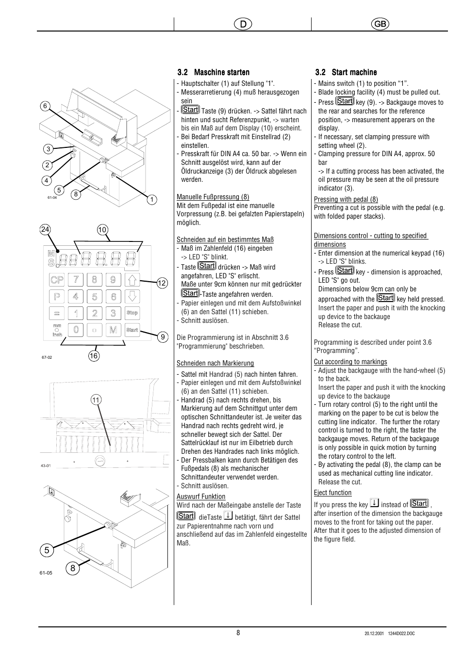 MBM Corporation TRIUMPH 5550 EP (9 STEP MODULE) User Manual | Page 15 / 40