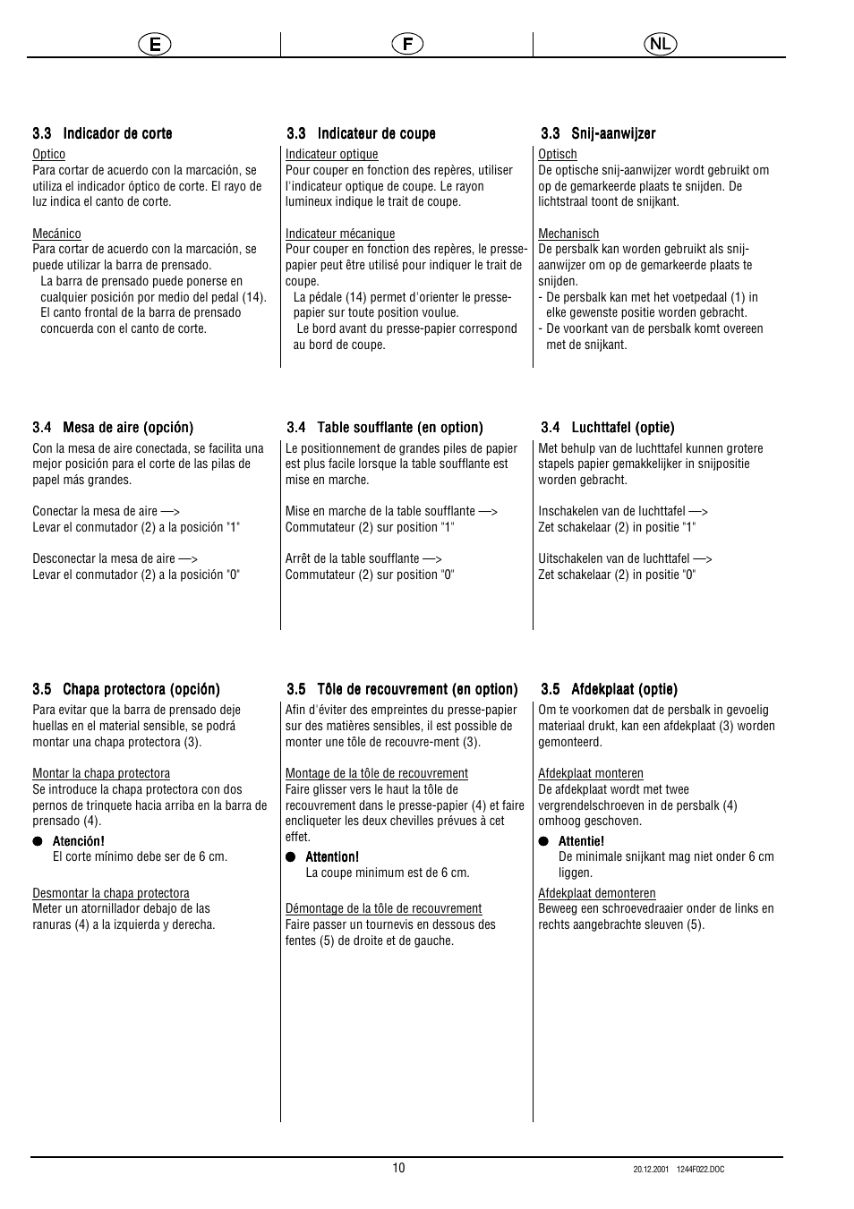 MBM Corporation TRIUMPH 5550 EP (9 STEP MODULE) User Manual | Page 18 / 40