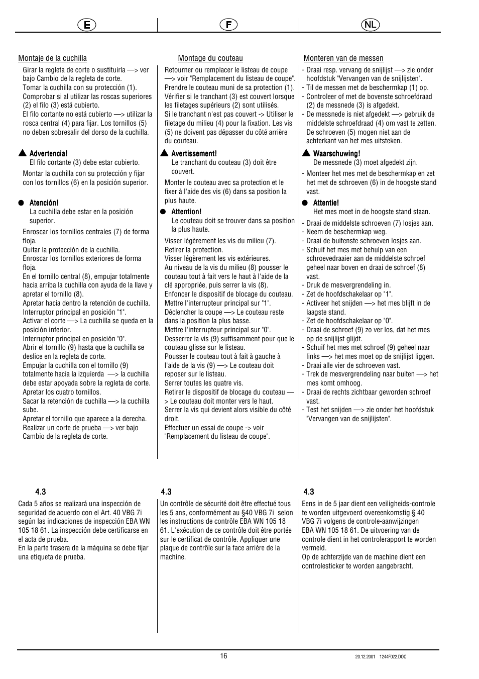 MBM Corporation TRIUMPH 5550 EP (9 STEP MODULE) User Manual | Page 30 / 40
