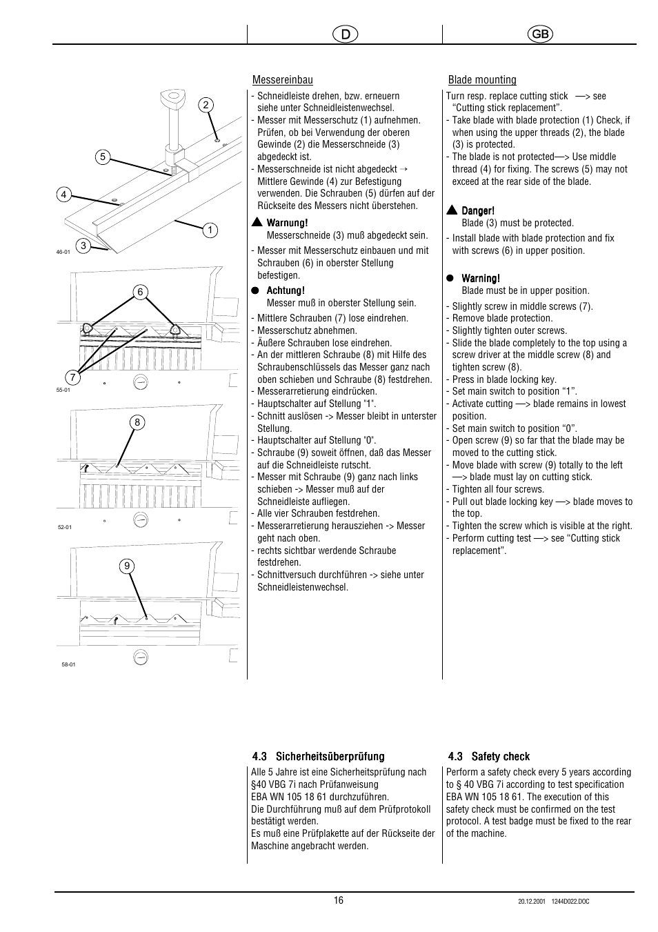 MBM Corporation TRIUMPH 5550 EP (9 STEP MODULE) User Manual | Page 31 / 40