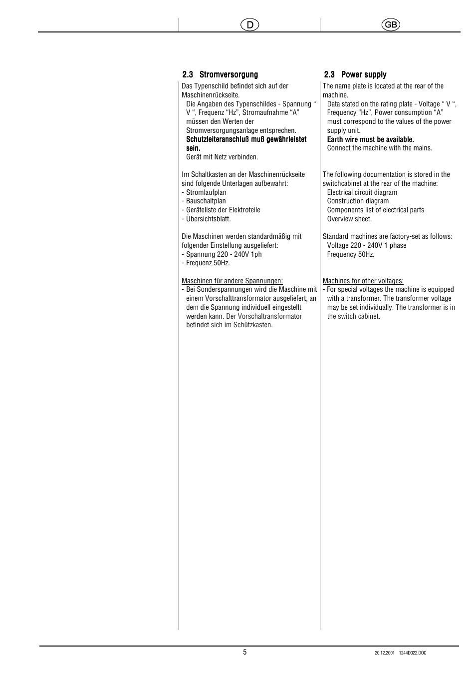 MBM Corporation TRIUMPH 5550 EP (9 STEP MODULE) User Manual | Page 9 / 40