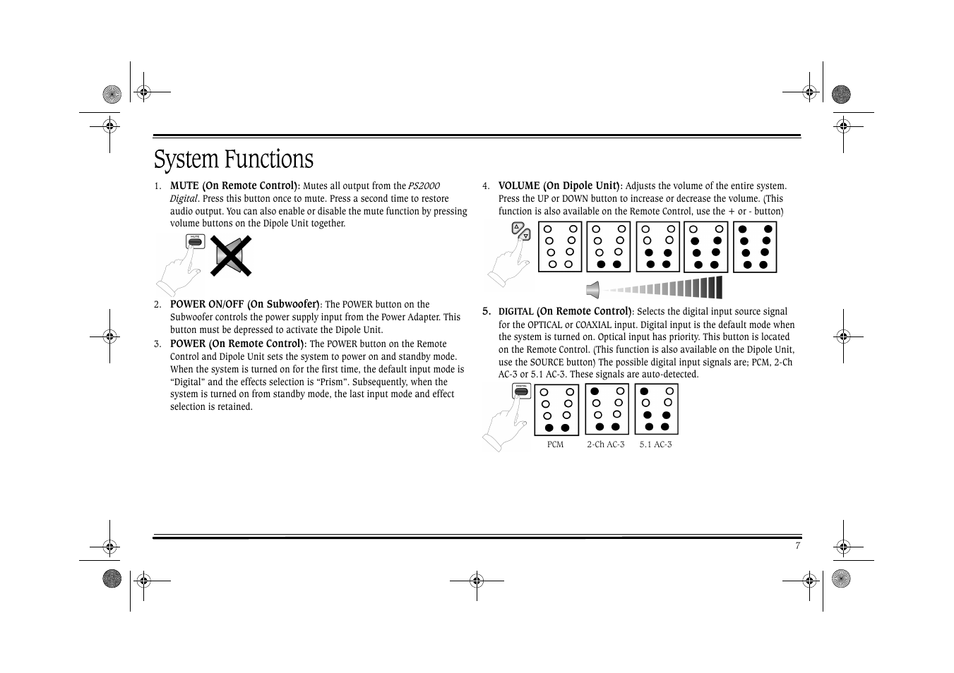 Cambridge SoundWorks PS2000 User Manual | Page 12 / 19