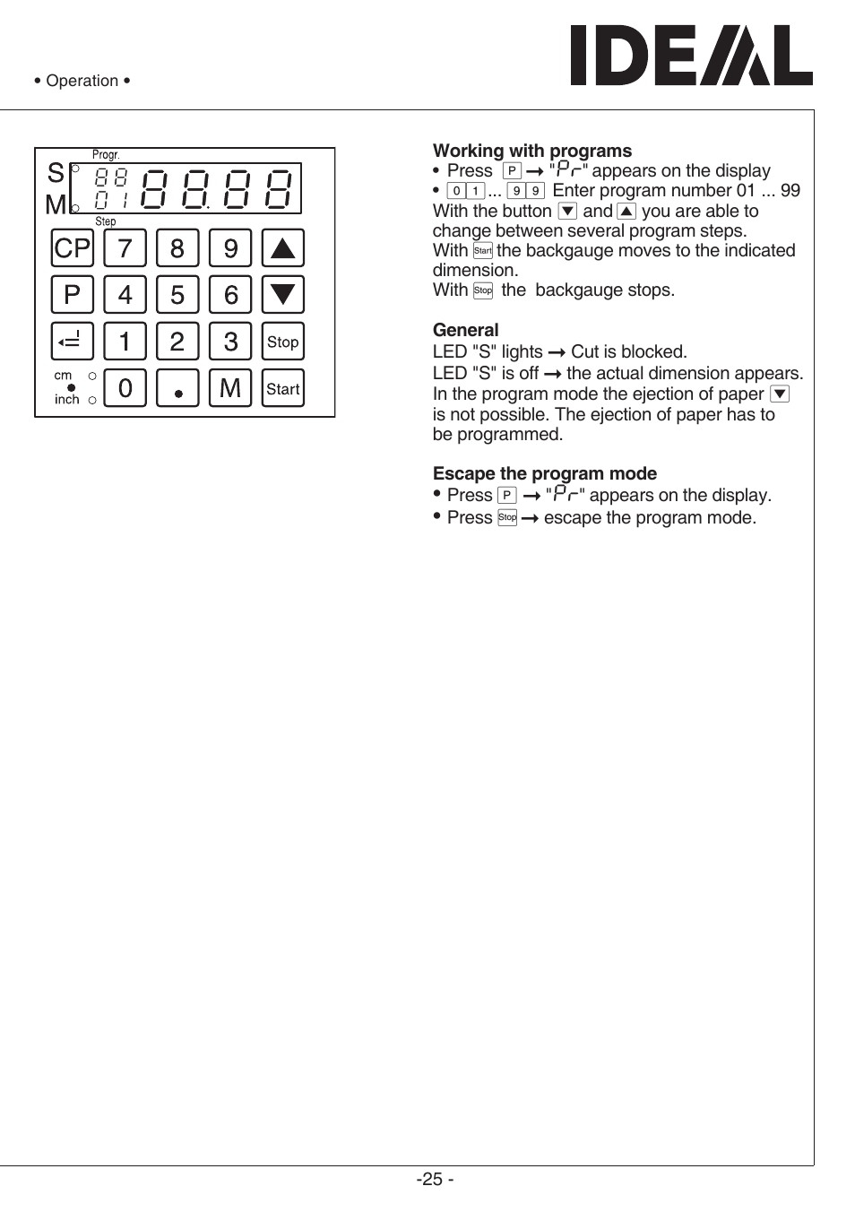 5222 digicut | MBM Corporation TRIUMPH 5222 DIGICUT User Manual | Page 25 / 48