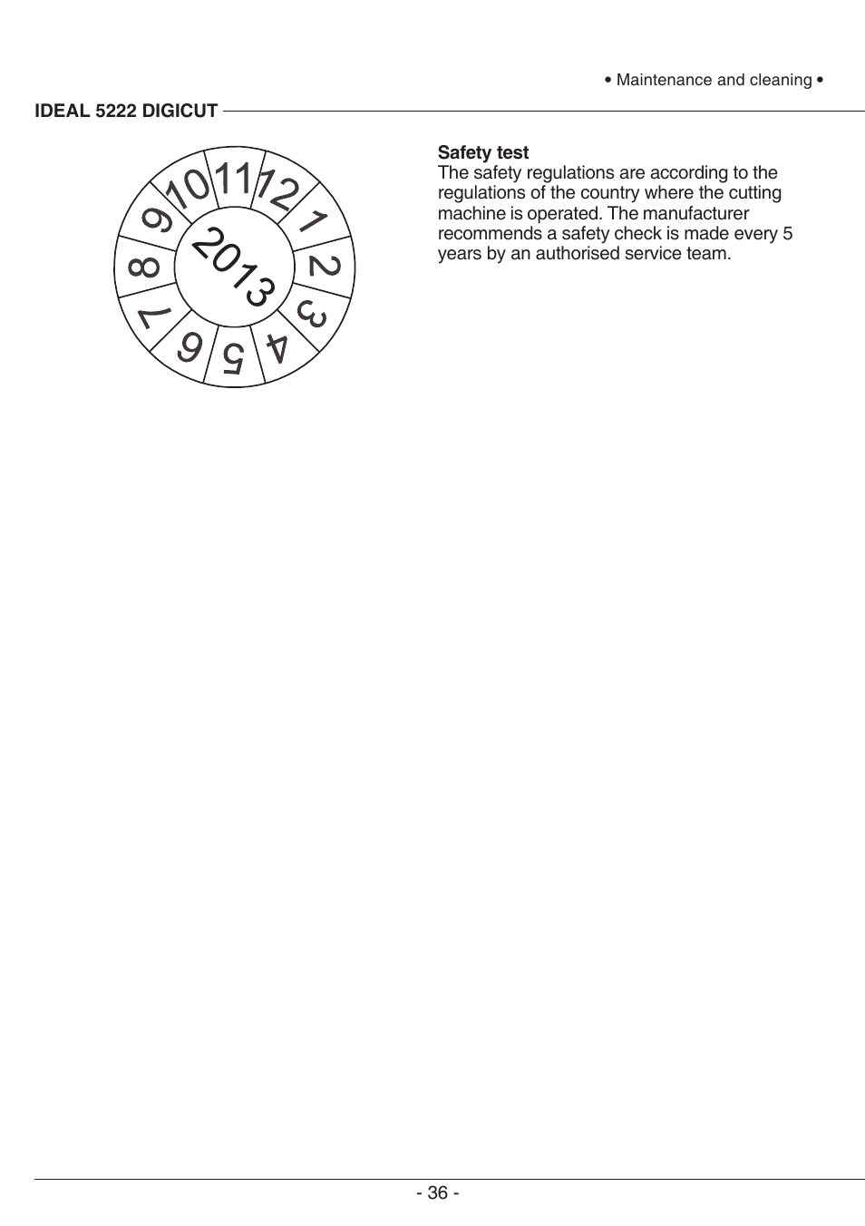 5222 digicut | MBM Corporation TRIUMPH 5222 DIGICUT User Manual | Page 36 / 48