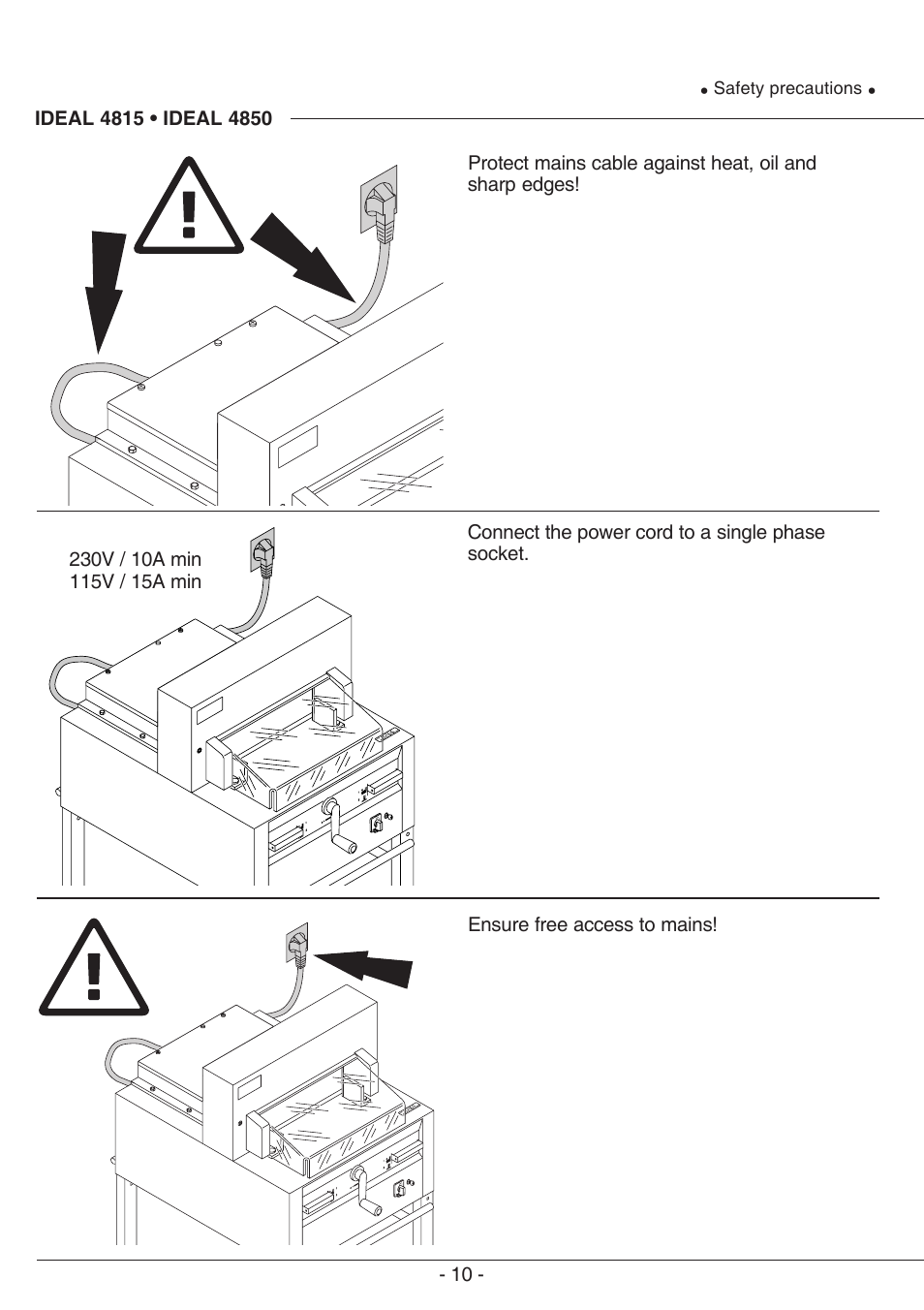 MBM Corporation TRIUMPH 4850 User Manual | Page 10 / 48