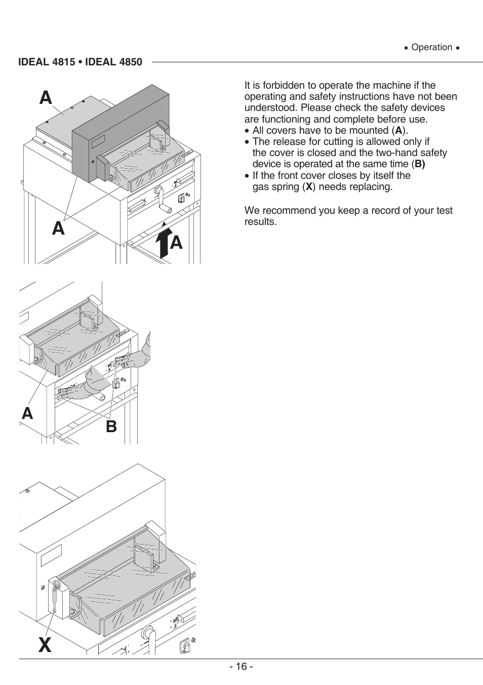 MBM Corporation TRIUMPH 4850 User Manual | Page 16 / 48