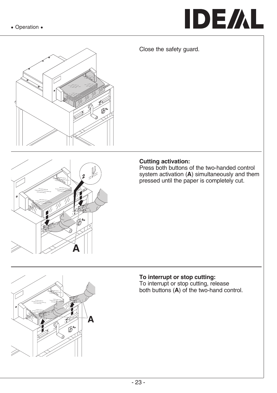 MBM Corporation TRIUMPH 4850 User Manual | Page 23 / 48