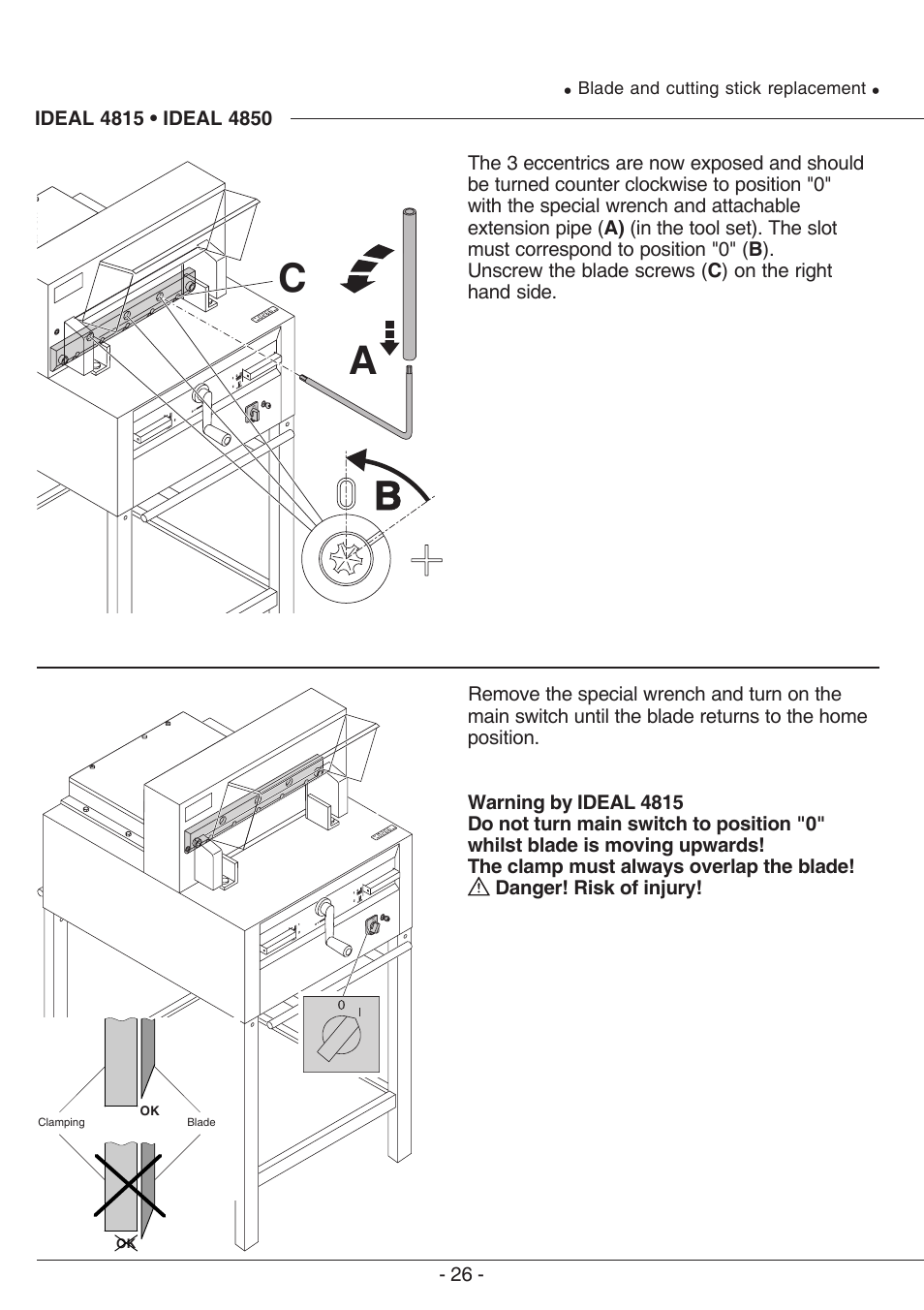 Ba c | MBM Corporation TRIUMPH 4850 User Manual | Page 26 / 48