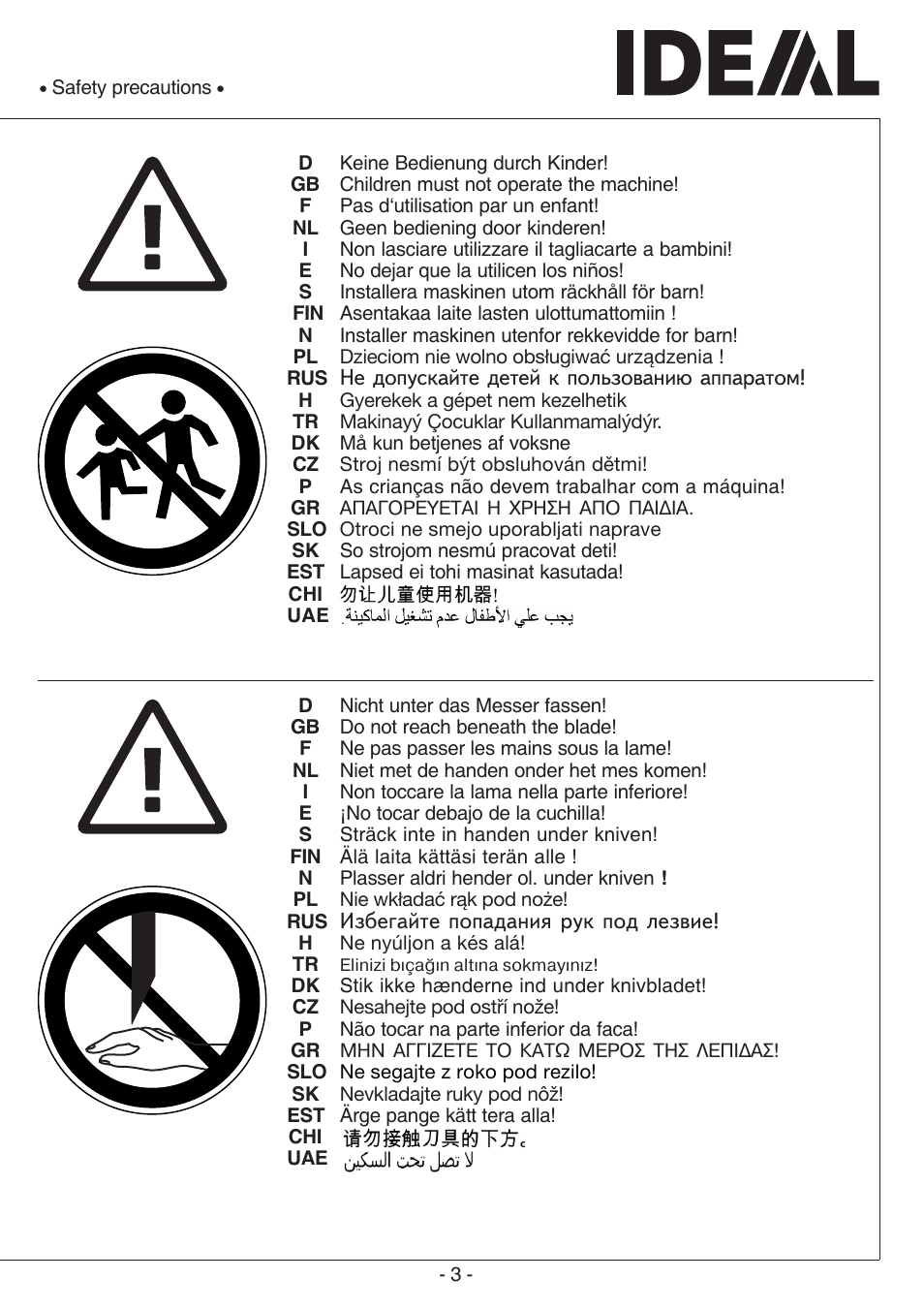 MBM Corporation TRIUMPH 4850 User Manual | Page 3 / 48