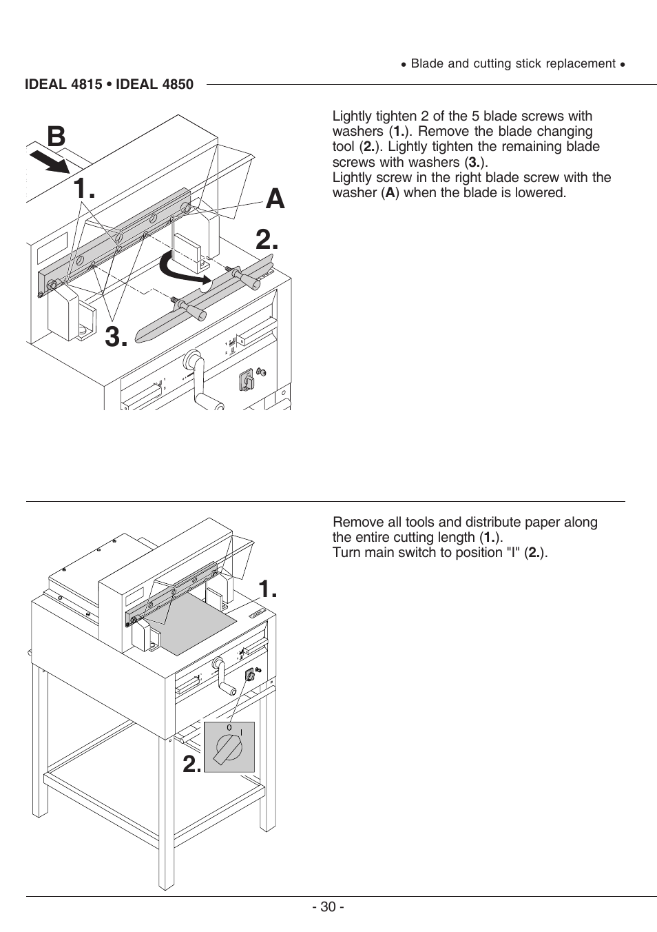 A 1. 3. b | MBM Corporation TRIUMPH 4850 User Manual | Page 30 / 48