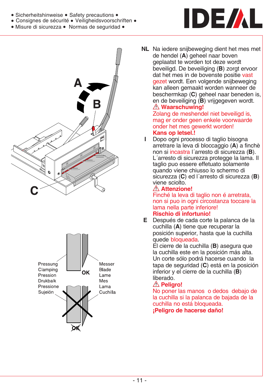 MBM Corporation TRIUMPH 4305 User Manual | Page 11 / 52