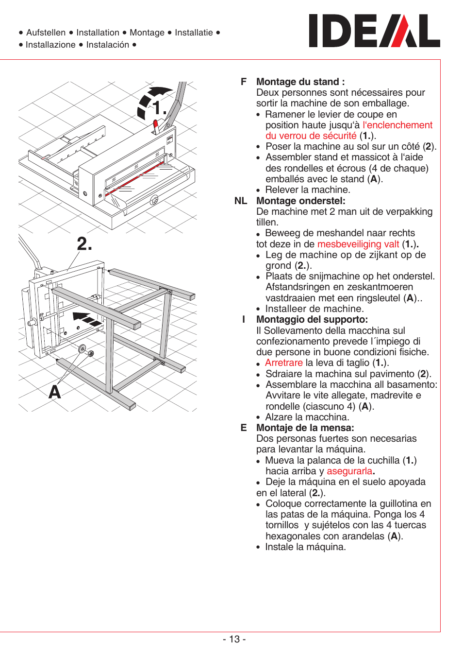 MBM Corporation TRIUMPH 4305 User Manual | Page 13 / 52