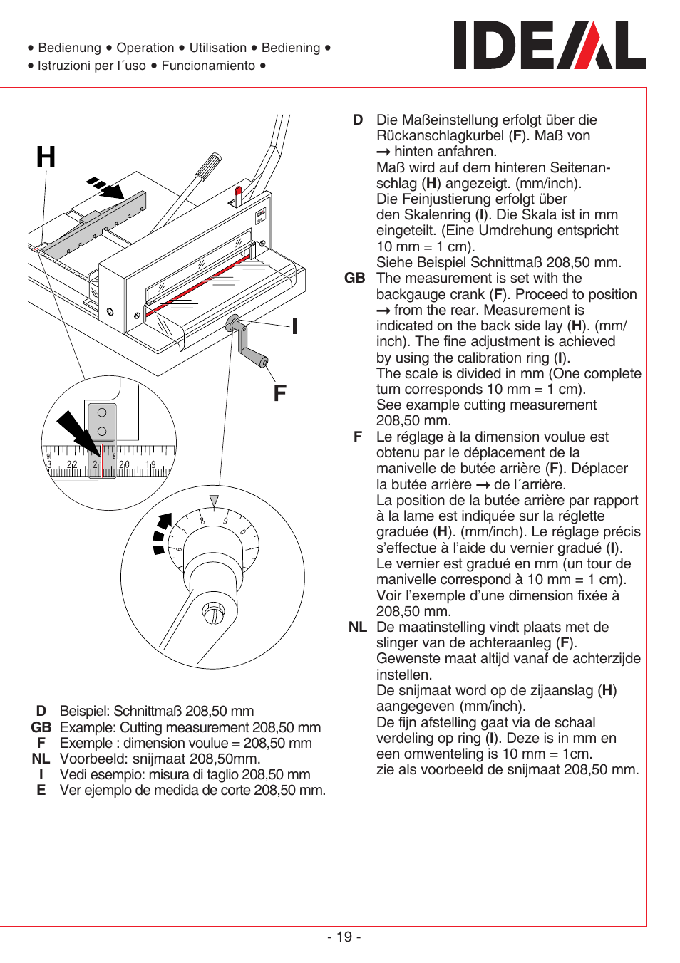 MBM Corporation TRIUMPH 4305 User Manual | Page 19 / 52
