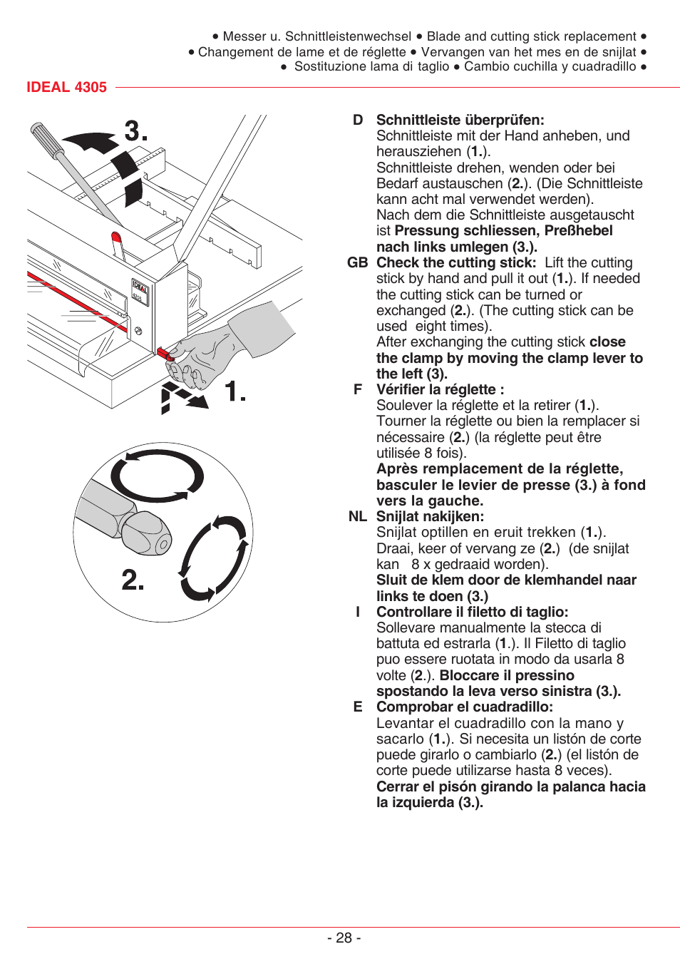 MBM Corporation TRIUMPH 4305 User Manual | Page 28 / 52