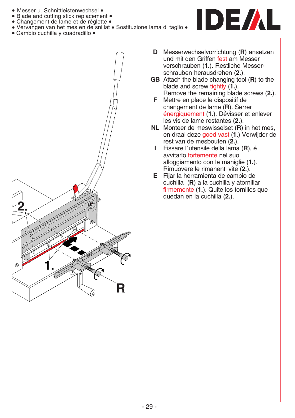 MBM Corporation TRIUMPH 4305 User Manual | Page 29 / 52